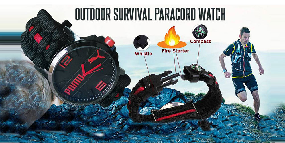 Paracord Watch Strap – Paracord Survival Bracelet